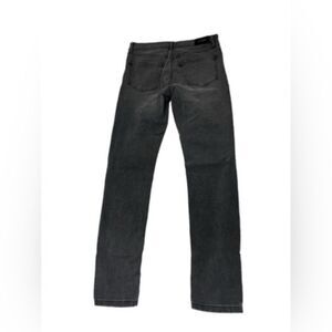 Express skinny back distressed jeans 4 tall long mid rise ankle length